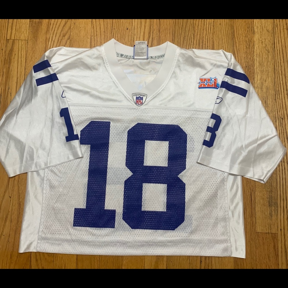 Manning Super Bowl XLI Jersey Size:M